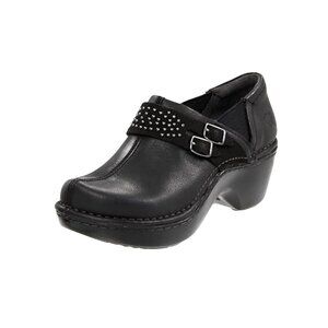 Ariat Sheila Leather Studded Strap Buckle Clogs Womens 9B Black